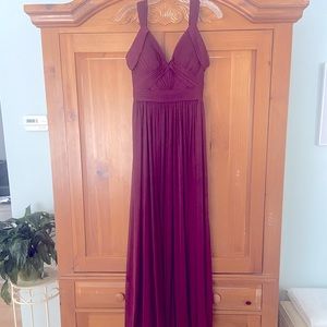 Burgundy Ruched Formal Gown!!
